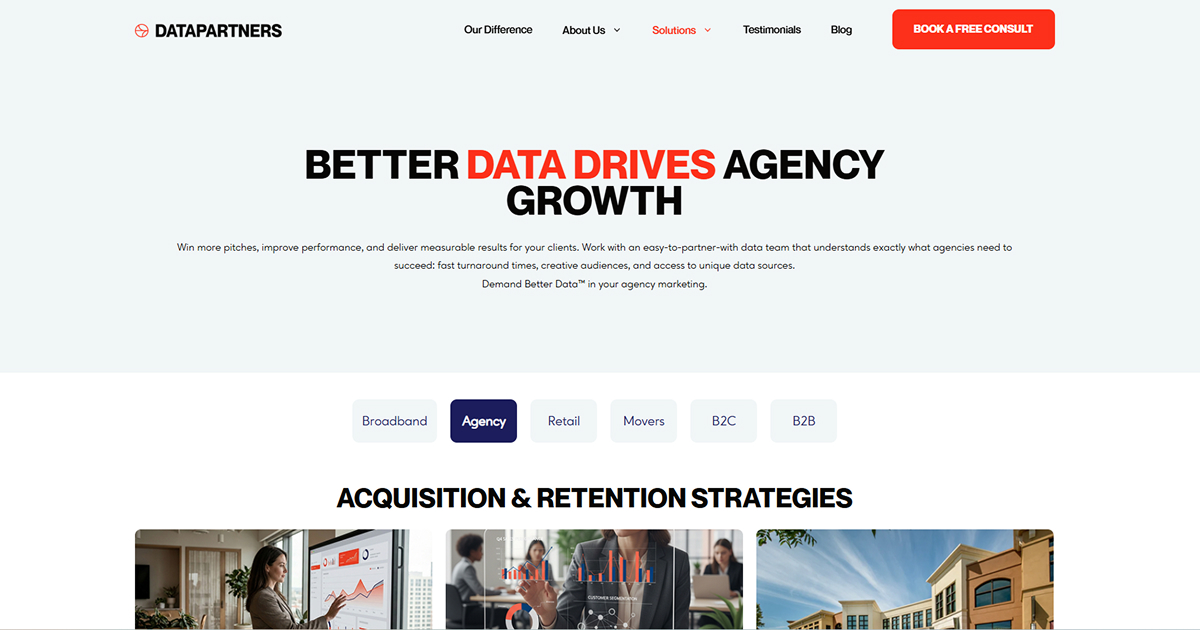 Agency Data Solutions | Data Partners – Demand Better Data™
